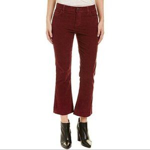 Current/Elliott Pants Size 25 Color Wine NEW $208 The Kick Jeans Womens Corduroy